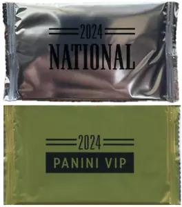 2024 Panini National VIP GOLD + SILVER Booster Pack Bundle Sealed - 1x of each - Bild 1 von 1