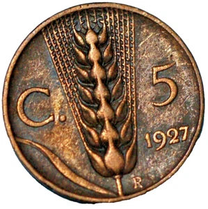 Italy 5 Centesimi 1927 KM#59 - Picture 1 of 2