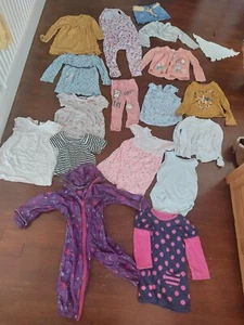 Mädchen Paket Alter 1-2 Jahre Kleid, wasserdichter Mantel, Oberteile, Strickjacke, Shorts, Overall - Bild 1 von 7