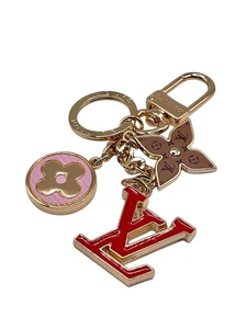 Authentic Louis Vuitton Fleur De Monogram Key Charm Bag Charm Accessory - Picture 1 of 5