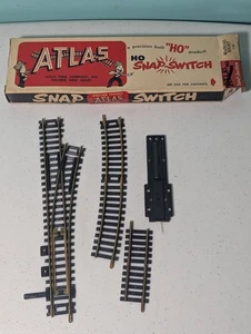 Vintage Atlas 1 1/2" Manual Right # 61 Track In Box - Picture 1 of 13