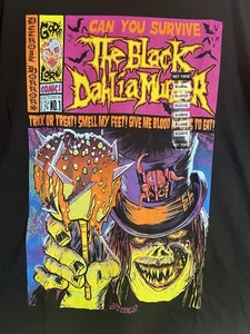 Black Dahlia Murder Tee Shirt  XL 100% Cotton Gothic Halloween Spooky Comics NWT - Picture 1 of 5