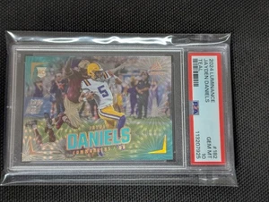 2024 Panini Luminance Teal /35 Jayden Daniels PSA 10 GEM MINT RC n. 182 - Foto 1 di 3