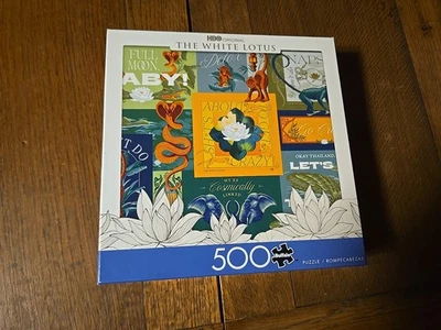Rompecabezas The White Lotus HBO 500 PC Nuevo Buffalo Games Película  Foto 1 de 4