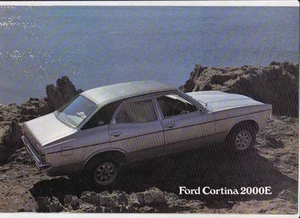 1975 FORD CORTINA MK III TD 2000E New Zealand 4p Brochure - Picture 1 of 1