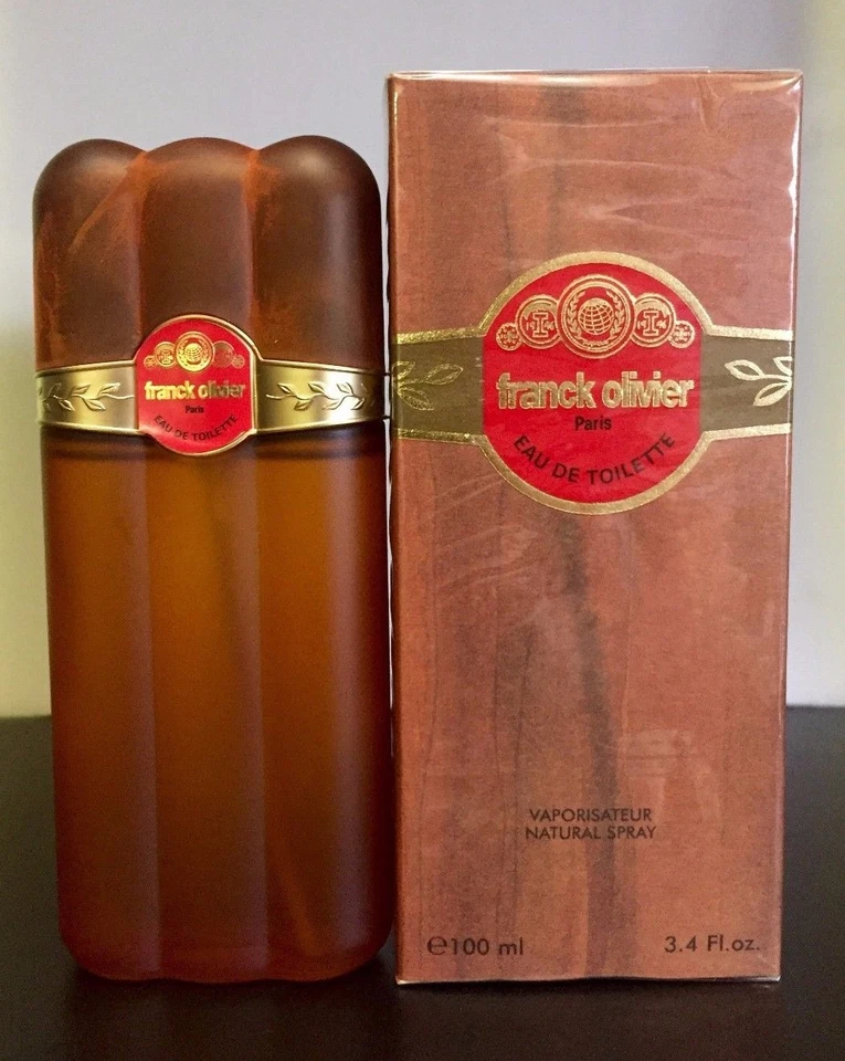 Vintage Franck Olivier Masculino 3,4 oz/100 ml Eau De Toilette Spray Caixa de Charuto Descontinuada - Imagem 1 de 1