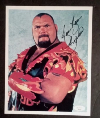 Bam Bam Bigelow Signed 8x10 Color Photo WWF JSA Certified RARE Autograph -1 # - Image 1 of 2