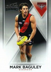 2019 ESSENDON BOMBERS AFL Card MARK BAGULEY Dominance - Bild 1 von 1