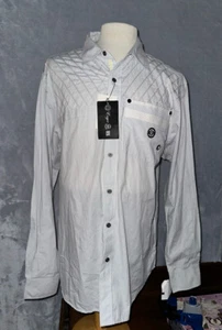 Camisa Hombre Abotonada XXL NUEVA CON ETIQUETAS ENYCE PDiddy - Imagen 1 de 5