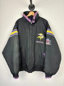 Vintage 90s NFL Pro Player Minnesota Vikings Insulated Jacket Size XXL - Picture 1 of 9