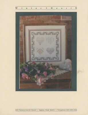Shepherds Bush Winter Hearts Sampler Counted Cross Stitch PATTERN - Image 1 of 2