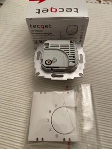 Raumtemperaturregler UP, Tecget RTR-06BA inkl. Abdeckung 55x55, Neu, - Bild 1 von 6