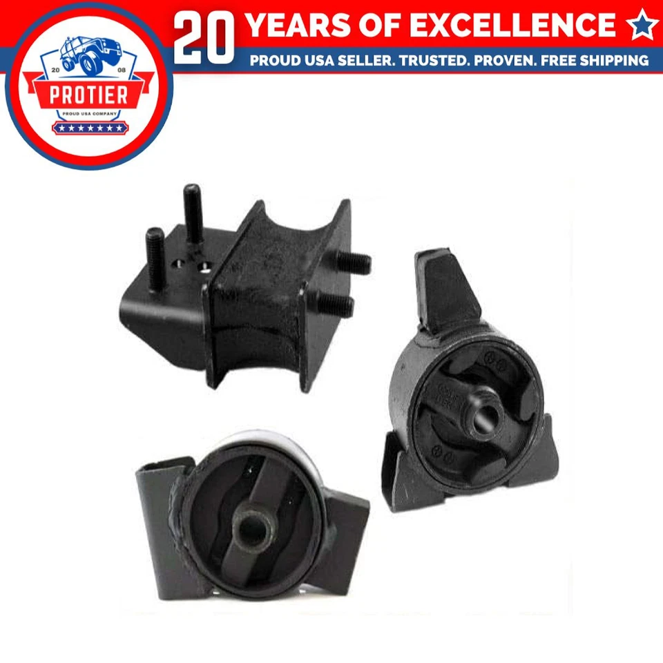 Se adapta a Toyota Camry 1988-1991 2,5 L transmisión manual motor y transmisión montaje central 3 piezas: Foto 1 de 2