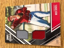 2017 Panini Elite Extra Edition Dual Materials DM-NS Nick Senzel MEM SER/299 Cin