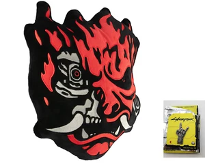 Cyberpunk 2077 Samurai Demon pillow AND Johnny Silverhand pin by Jinx - Picture 1 of 4