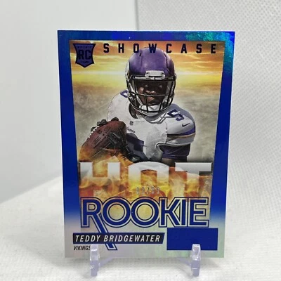 2014 Panini Hot Rookies Fat Pack Blue Prizm /99 Teddy Bridgewater Rookie RC - Image 1 of 4