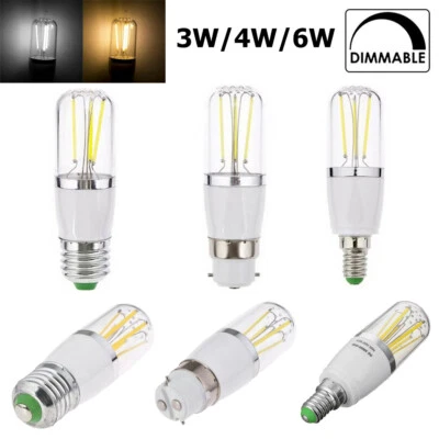 Dimmable LED Bulbs 3W 4W 6W Filament Living Light DC12V Angle Warm Home E27 E14 - Image 1 of 4