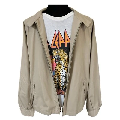 Chaqueta vintage Andhurst Harrington años 70 bronceada cómoda para todo tipo de clima - talla grande Foto 1 de 4