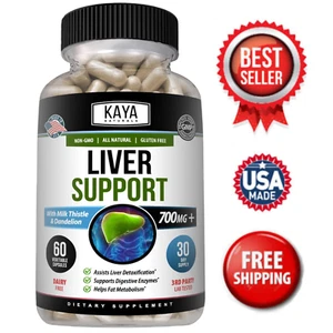 Liver Support, Cleanse, Detox & Repair Formula Including NAC N Acetyl Cysteine - Picture 1 of 11