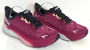 Scarpe da corsa Hoka One donna Arahi 6 1123195 FFIR rosa sneakers taglia 9,5 B - Foto 1 di 11