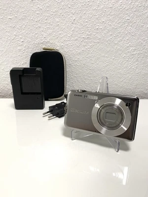 Casio Exilim EX-S10 Silber / Kompakte Digitalkamera / 10 MP / Guter Zustand ✅ - Bild 1 von 4