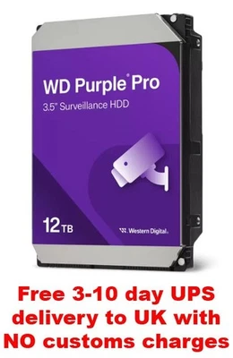 12Tb Western Digital WD Purple Pro WD122PURP 7200 rpm HDD 6 Gb/s 512 MB Cache