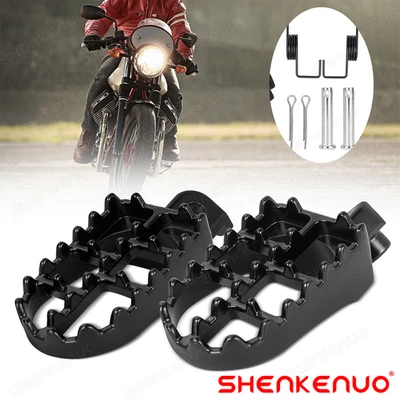 NUEVO reposapiés reposapiés reposapiés almohadilla moto de tierra para Honda XL200R XL600R XL250R XR100R Foto 1 de 4