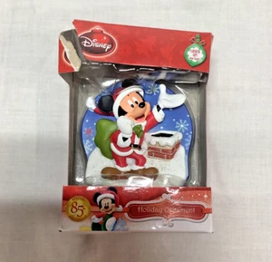 Disney Holiday Xmas Ornament Santa Mickey on Roof Bas-Relief Lighted #9 - Picture 1 of 4