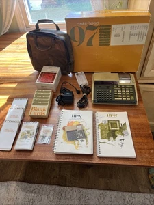 Hewlett Packard HP 97 Programmable Calculator Original Box Case Power Adapter + - Picture 1 of 24
