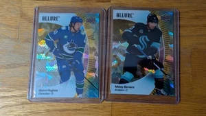 2023-2024 Upper Deck Allure Yellow Taxi Lot - 2 Cards - Quinn Hughes - Picture 1 of 2