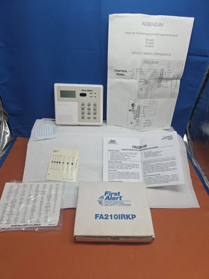  First Alert SECURITY Systems FA210IR- KP REMOTE CONSOLE Reciever Keypad  TX - Image 1 of 4