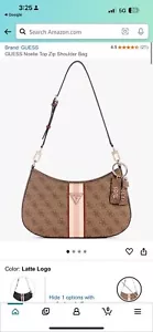 GUESS Noelle Top Zip Shoulder Bag - Picture 1 of 3