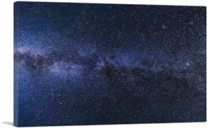 ARTCANVAS Blaue Sterne und Nebel im Weltraum Hubble Teleskop Leinwand Kunstdruck - Bild 1 von 15