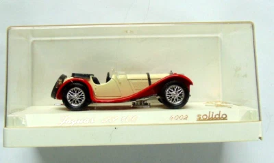 De colección Solido Age d'or, Jaguar SS100 crema, rojo, 1:43 #4002 Foto 1 de 4