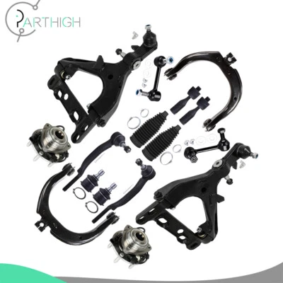 Barra estabilizadora de varilla de amarre y rótula brazo de control delantero 16 piezas para Saab 2005-2007 9-7x Foto 1 de 4