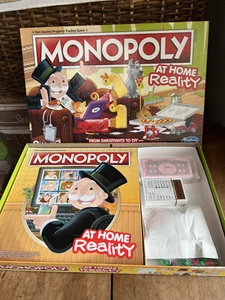 Monopoly Game: At Home Reality Edition Family Board Game - open box - Picture 1 of 4
