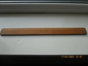Vintage Boxwood Helix Rule 15 Inch - Picture 1 of 4