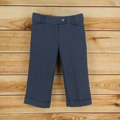 Pantalones Capri Tracy Evans Limited Juniors Talla 1 Gris Oscuro Bolsillos con Puños tiro bajo Foto 1 de 4