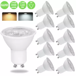 LED GU10 Light Bulbs Warm Cool White Spotlight Energy Saving 230V - Picture 1 of 8