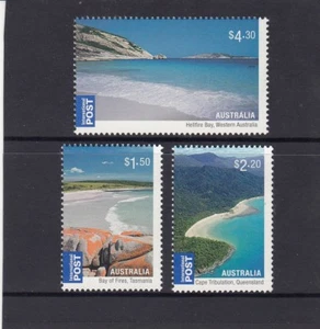 AUSTRALIA - 2010 Australian Beaches Internationals Design set of 3 [ fv $8]  MNH - Picture 1 of 1
