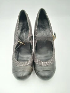 Chie Mihara Black Leather Court Shoes - UK 5.5 - Picture 1 of 8