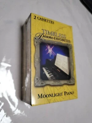Timeless Piano Favorites Moonlight Piano (2 Cassettes, 1998) Brand New, Sealed - Image 1 of 4