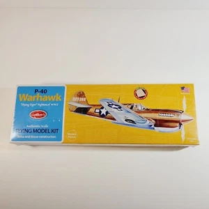 P-40 WARHAWK 501 Guillows Balsa Wood Model Flying Tiger WWII Fighter Plane Kit - Picture 1 of 10