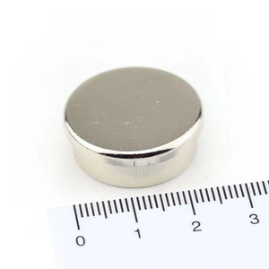 10 imanes de tablón de anuncios de neodimio D25x9 mm olla de acero memomagnete oficina tablero escuela - Imagen 1 de 3