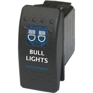 Wippschalter 528B STIERLEUCHTEN Dual LED blau EIN-AUS 5 Pins SPST - Bild 1 von 1