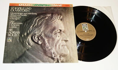 Sir Adrian Boult - Wagner - Vorspiele Und Ouverturen Germany EMI SQ Quadraphonic - Image 1 of 4