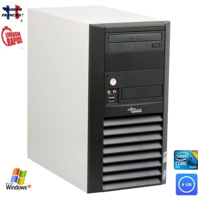 Fujitsu Esprimo P2520 Intel CORE DUO 2-4GB-DDR2-250GB HDD-WINDOWS XP - Imagen 1 de 4