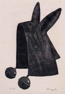 PFERDEMASKE - Max HUNZIKER - Handsign. Handätzung des SCHWEIZERs - Picture 1 of 1