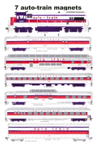 Juego de imanes Auto Train 7 Andy Fletcher - Imagen 1 de 1