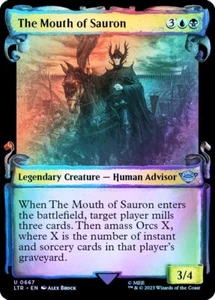 The Mouth of Sauron Foil Showcase The Lord of the Rings NM MTG - Picture 1 of 1